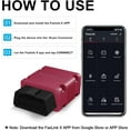 thumbnail image 5 of OBDMONSTER OBD2 Car Bluetooth Scanner Code Reader,OBDII Diagnostic Tool for iPhone Android Check Engine Light, 5 of 8