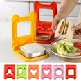 thumbnail image 2 of HomeLife Sandwich Cutter And Sealer Pocket Sandwiches Maker Uncrustables Cutter Stainless Steel Blade Safe Design Easy to Use Kitchen Tools for Kids, 2 of 13