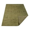 thumbnail image 2 of Rugsotic Carpets Handmade Rugs Hand Knotted Loom Rectangle 5'x8' Olive Wool for Indoor Use, 2 of 5
