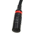 thumbnail image 6 of Omnidirectional Gooseneck Mic Metal Hose Microphone with Bare End Cable for Public Transport and Live Broadcasting, 6 of 9