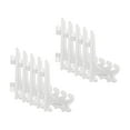 thumbnail image 2 of LEFU 10 Pack 3 Inch Plastic Easel Stand, Display Stand, Plate Stands for Display, Photo Holder Picture Frame Book Stand (Clear), 2 of 8