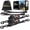 1in x 10ft - 2 Pack, variant on Retractable Ratchet Straps (4-Pack) - 1 Inch x 10 (1800lb Break Strength) - Heavy Duty Auto Self Retracting Tie Down Straps for , Cargo Trailer, & - Black