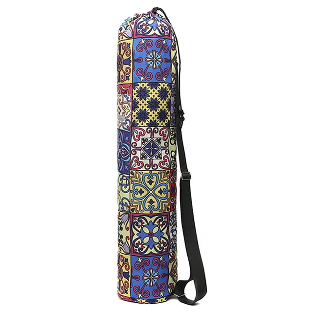 Yoga Mat Bag Multiuse Creative Canvas Fitness Mat Bag Exercise Mat Bag for Sport