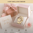 thumbnail image 5 of Jessica Simpson Women’s Gold Ring Watch – Adjustable Stretch Band, Crystal Bezel, Quartz Analog Mini Finger Watch, 5 of 7
