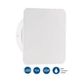 thumbnail image 2 of Progress Lighting Z-2025 1-Light Satin White LED Modern Outdoor Square Wall Light with Shade, 2 of 3