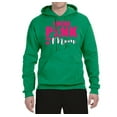 thumbnail image 2 of I Wear Pink for My Mom Survivor Awareness Unisex Graphic Hoodie Sweatshirt, Kelly, Large, 2 of 3