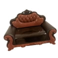 thumbnail image 3 of Sofá en miniatura, muebles en miniatura para habitación, minisillón, sofá, silla individual, modelo para escaparate, decoraciones de paisaje, regalo respaldo marrón, 3 of 8