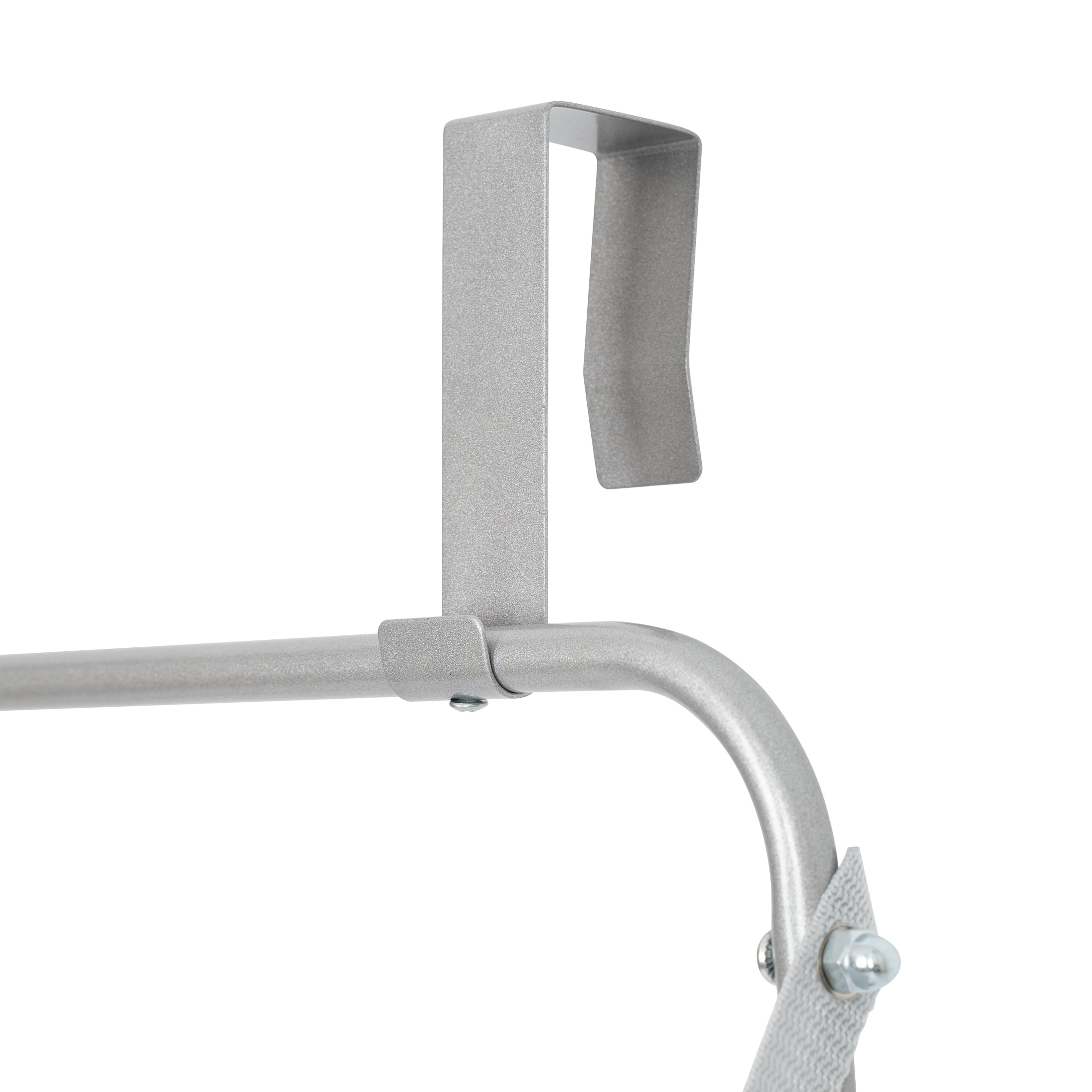 Mainstays 3-Tier Steel Over-the-Door Clothes Drying Rack, Silver