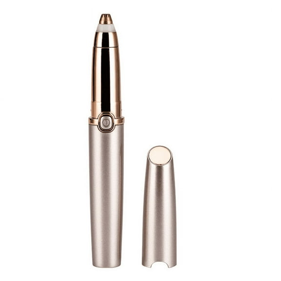 Eyebrow Hair Remover,Chainplus Painless Trimmer for Women, Portable Eyebrow Hair Removal Razor with Light,Eyebrow Trimmer in Rose Gold