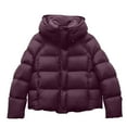 thumbnail image 4 of Winter Jackets for Women Winter Padded Coat Warm Thickened Oversized Jacket Outerwear With Soft Comfortable Fabric Winter Coats for Women, 4 of 4