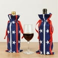 thumbnail image 6 of Meitianfacai 1PC Independence Day Wine Bottle Bag, USA Flag Themed Wine Bottle Covers for Home Decor, Party, Holiday Celebration (12.2x5.3in, Wine Bottle Not Included), 6 of 9