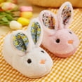 thumbnail image 7 of Generic Toddler Cute Autumn Winter Girls Slippers Flat Bottom Soft Warm Lightweight Comfortable Solid Color Bunny Shape Walking Shoes（18-24 Months White）, 7 of 7
