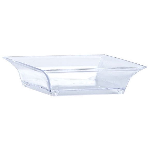 Lillian Caterware Mini Square Footed Dish, Clear, 1 Ct