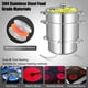 thumbnail image 3 of Vaporizador de jugos Giantex de acero inoxidable de 11 litros con tapa de vidrio, 3 of 7