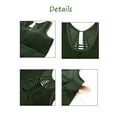 thumbnail image 6 of 2 Pcs Women's Seamless Padded Sports Bra High Impact Mesh  Full Coverage Yoga Sports Bra Crop Tank Tops Swim Bra Gym Dancing Jogging Workout Yoga Bra, 6 of 8