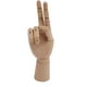 thumbnail image 2 of Mano de maniquí de madera pintada, lado derecho, perfecta para dibujar y crear Handy Art, 2 of 8