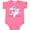 Hot Pink, variant on Inktastic Little Sister Unicorn Girls Baby Bodysuit