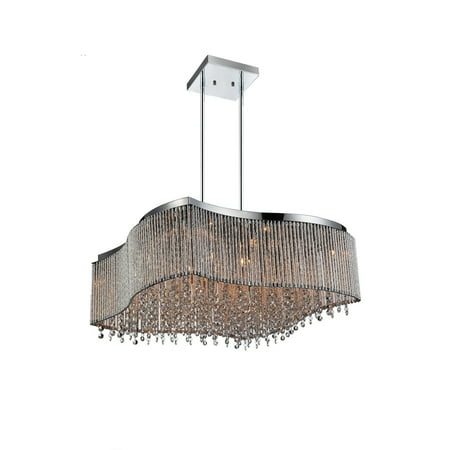 

Silver Orchid Claire 16 Light Drum Shade Chandelier With Chrome Finish