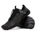 thumbnail image 4 of Men's Quick Dry Water Shoes Barefoot Swim Sneakers with Adjustable Elastic Lace, Lightweight Breathable Non Slip Aqua Shoes for Beach Hiking Kayaking Pool Walking and Fitness Training, 4 of 9