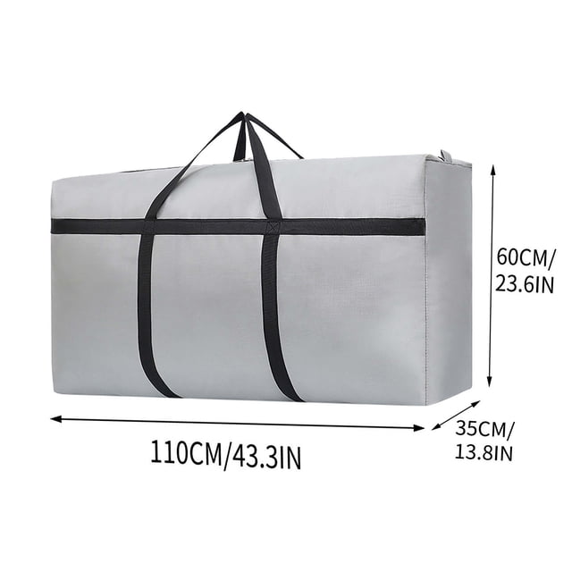 Christmas Tree Storage Bag Heavy Duty Zippered Tote Holiday Decoration Organizer