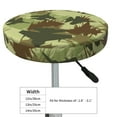 thumbnail image 2 of Aircraft Green Camouflage Round Bar Stool Seat Covers, Elastic Round Chair Cover Stool Seat Slipcover Bar Stool Cushions Round Pad for 12-14 inch, 2 of 5
