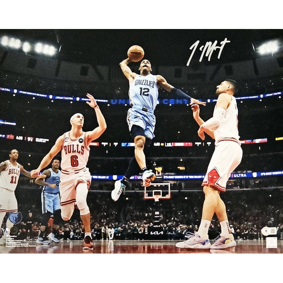 Ja Morant Autographed 16x20 Photo Memphis Grizzlies Beckett BAS QR 218596