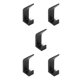 thumbnail image 3 of Bearachild Gancho sin perforación impermeable colgador de ropa montado en la pared toallas de baño estante de acero inoxidable soporte colgante pasillo Type2 NO2 Bearachild CBP163426, 3 of 6