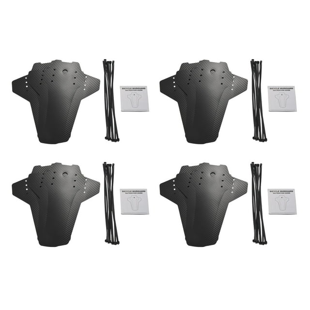 8Pcs Mountain Bike Fender, Front and Rear Mud Guard, Adjustable Fenders Fits 26 Inch, 27.5 Inch, 29 Inch Size Bike