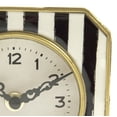 thumbnail image 2 of Black and White Striped Clock, 2 of 2