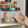 thumbnail image 3 of (2 pack) Mainstays Large Clear Plastic Storage Bin for the Kitchen, Multi-Purpose Kitchen Storage and Organization Solution, 3 of 7