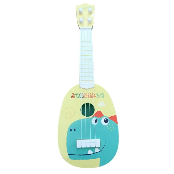 Kids Toy Guitar 4 String,17 Inch Baby Kids Cute Guitar Rhyme