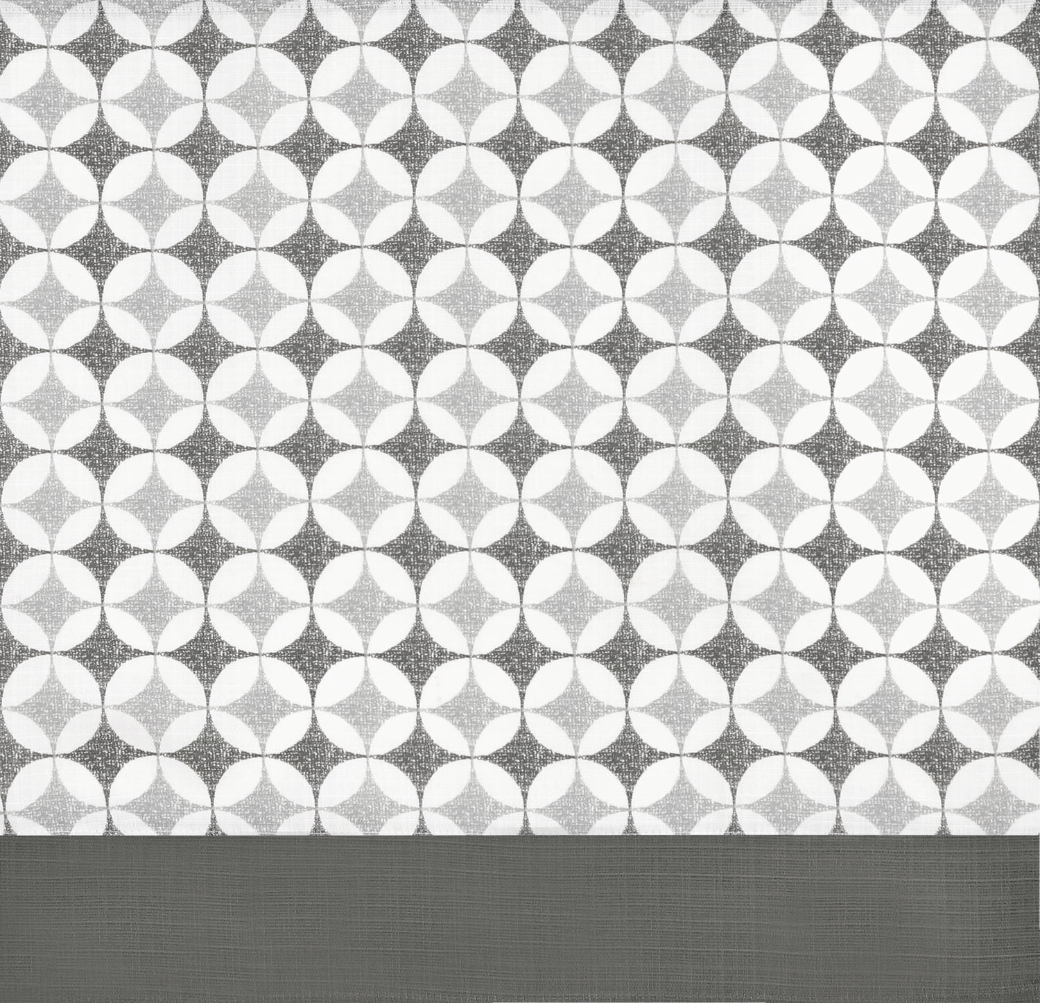 Achim Callie Cuff Tab Top Window Curtain Panel - 52x84 - Grey