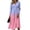 Purple Pink, variant on BOMYJESK Summer Dresses for Women Ruched Flowy Sexy V Neck a Line Dress Elegant Formal Spring Work Dresses Dark Purple XL