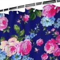 thumbnail image 3 of Pioneer Flower Floral Print Pattern Shower Curtain 84"x72" ,Bathroom Decorative Shower Curtains Set with 12 Hooks,Modern Waterproof Washable Shower Curtain, 3 of 6