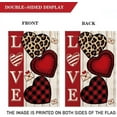 thumbnail image 4 of Happy Valentine''s Day House Flag 28 x 40 Inch Love Heart Garden Flag Decorative Double Sided Large Flag for Valentine''s Day Decoration, 4 of 5