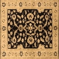 thumbnail image 1 of Ahgly Company Indoor Square Oriental Brown Traditional Area Rugs, 3' Square, 1 of 4