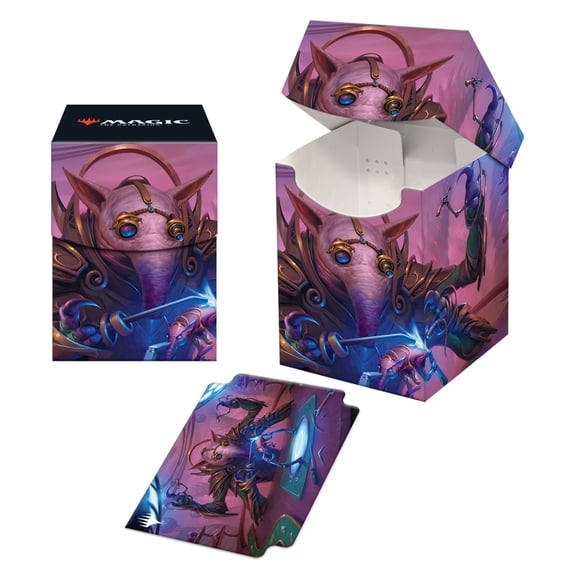 March of the Machine Gimbal, Gremlin Prodigy 100  Deck Box for Magic: The Gathering