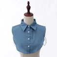 thumbnail image 4 of Cuello Falso Collar de Imitación Media Camisa Hugo Cuello falso de algodón para mujer, 4 of 5