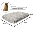 thumbnail image 2 of Shells Pet Bed, Colorful Composition of Shells with Sketch Style Details on a Greyscale Background, Resistant Pad for Dogs and Cats Cushion with Removable Cover, 24" x 39", Multicolor, by Ambesonne, 2 of 4
