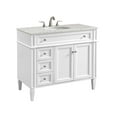 thumbnail image 3 of Elegant Decor Park Avenue 40" Wood Single Bathroom Vanity in Gray, 3 of 7