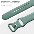 thumbnail image 2 of 6 Pack Bands Compatible with Apple Watch Band 44mm 42mm 45mm Women Men, Soft Silicone Waterproof Sport Strap Replacement Wristbands for iWatch Series, 2 of 4