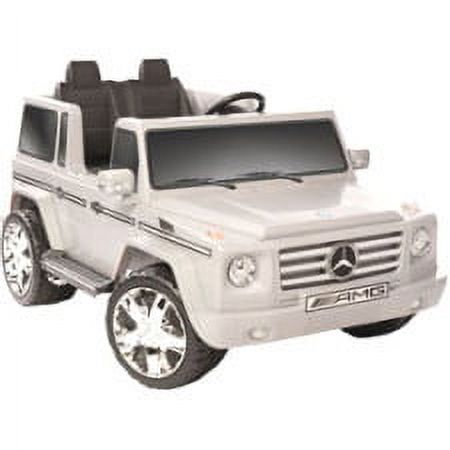 Kid Motorz Mercedes Benz G Class 12-Volt Battery-Powered Ride-On, Silver - image 2 of 7