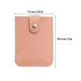 thumbnail image 2 of HOMEIORA 1pc RFID Blocking Credit Card Holder Pocket Purse Case Security Wallet, Faux Leather Slim Wallets for Women, Pink, 2 of 7