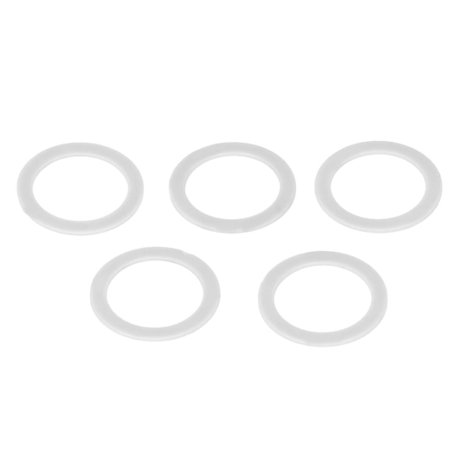 5 Pcs Badge Machine Gasket with Auxiliary Tool, Wear Resistant Badge Machine Die Matching Replacement Spacer for DIY Handcrafted Personalized Badges