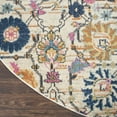 thumbnail image 4 of Nourison Passion Floral Ivory/Multi 8' x Round Area Rug, (8 Round), 4 of 8