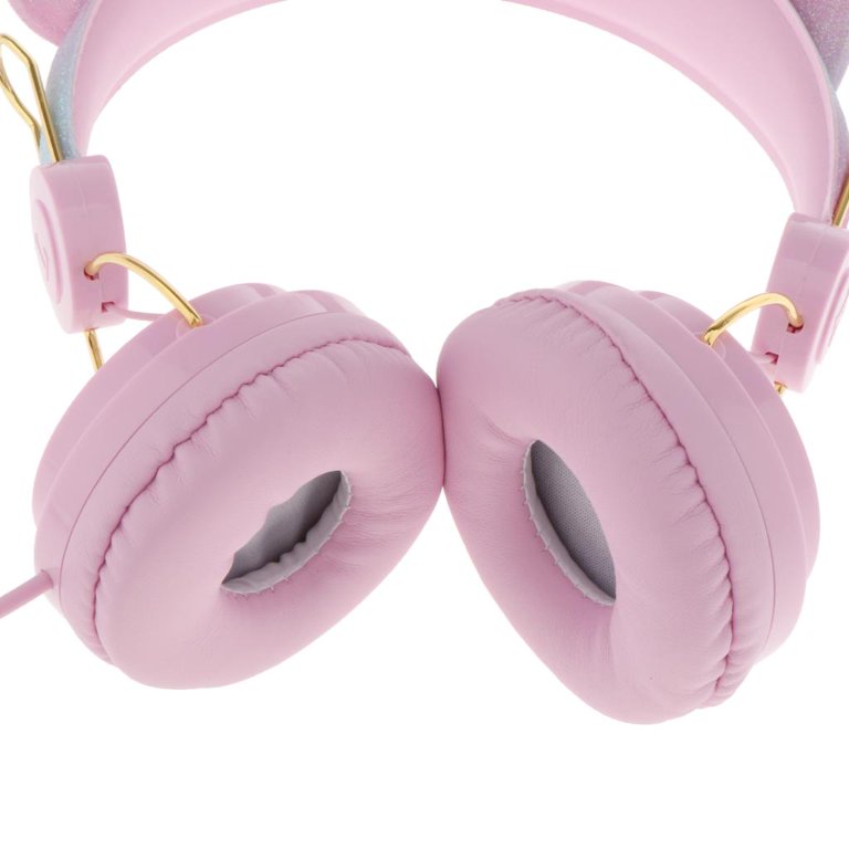 Cute Unicorn Rhinestones Glitter Kid Stereo Headphone Headset for