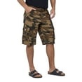 thumbnail image 4 of X RAY JEANS Men's Belted 12.5" Inseam Knee Length Cargo Shorts, Brown Camo, 32, 4 of 7
