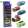 thumbnail image 1 of 5Pcs 1/64 Diecast Alloy Engineering Racing Military Car Vehicle Model Kids Toy, 1 of 10