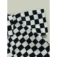 thumbnail image 6 of Bagilaanoe 2Pcs Toddler Baby Boys Overalls Shorts Set Checkerboard Print Short Sleeve Shirt Tops + Suspender Short Pants 6M 12M 24M 3T 4T Kids Gentleman Formal Outfits, 6 of 8