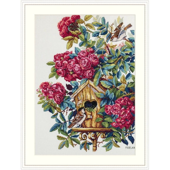 Rose Bush K-150 Counted Cross-Stitch Kit